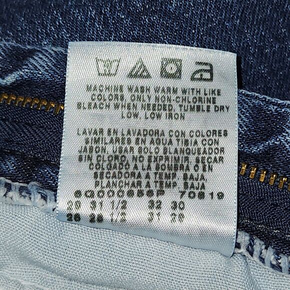 Lee Vintage Womens Side Elastic At The Waist Jeans Size10 Tapered Relaxed - Picture 13 of 15